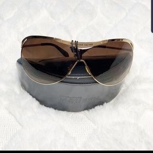 Alexander McQueen shield sunglasses